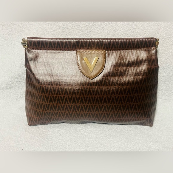 Mario Valentino Monogram Clutch - Picture 3 of 10